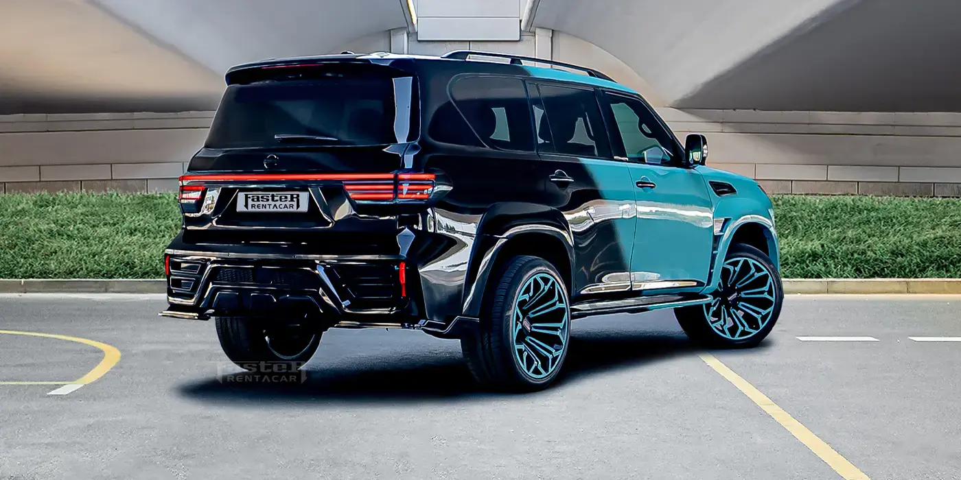 Nissan Patrol Tiffany Hawk Back Side View