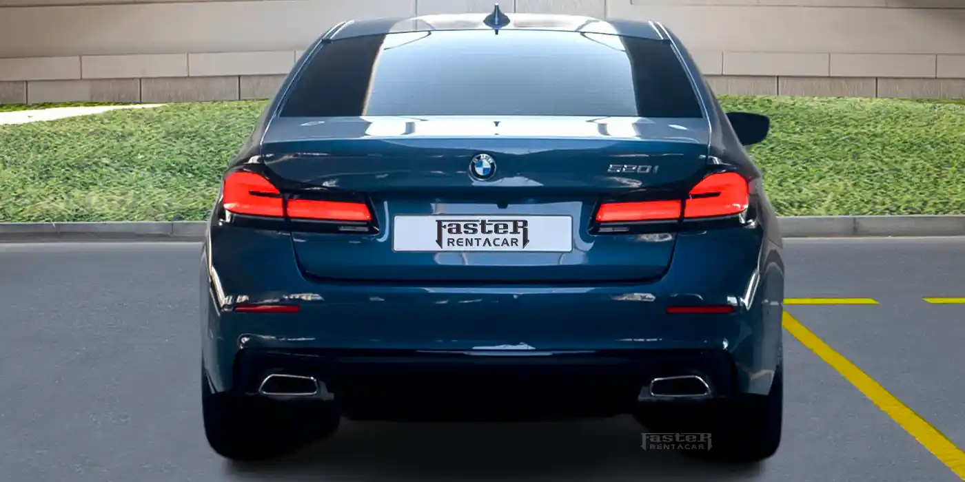 BMW 520i Back View