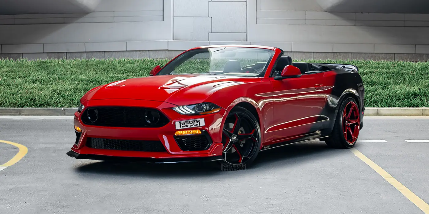 Ford Mustang - Red Color