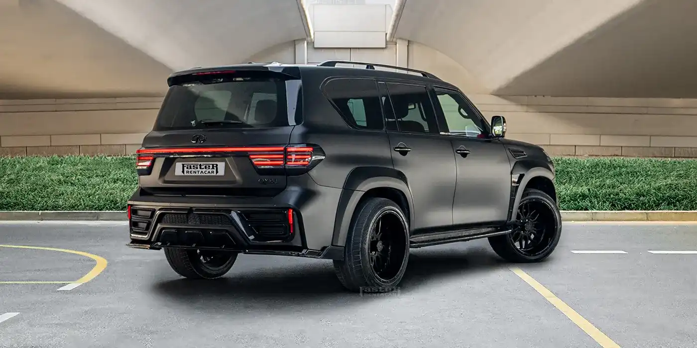 Infiniti Qx80 Black Hawk - Black - 2019 - T 53963 right side view