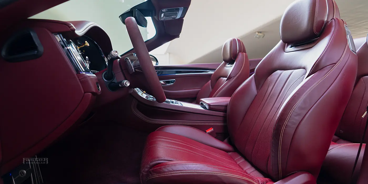 Bentley Continental GTC inside