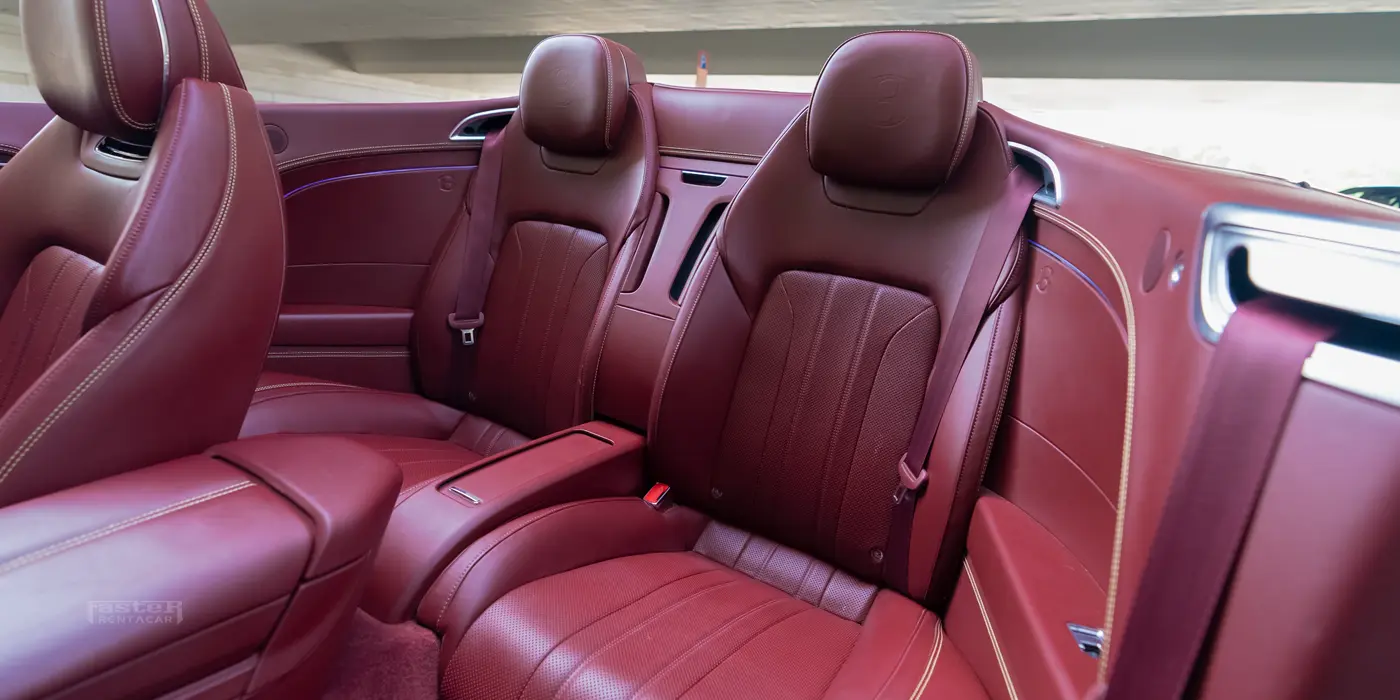 Bentley Continental GTC inside 3