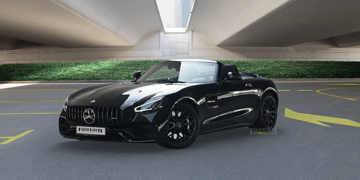Mercedes Gt - Black Front Side
