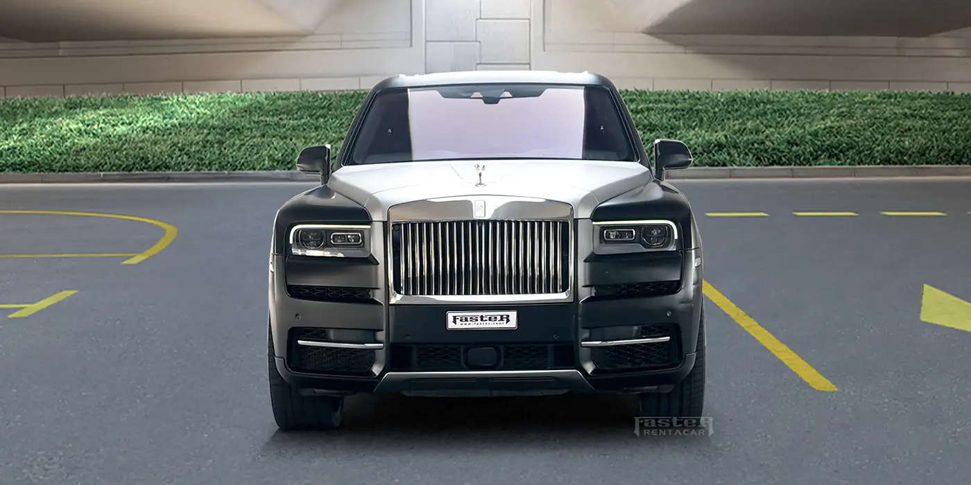 Rolls Royce Cullinan - Matt Black front