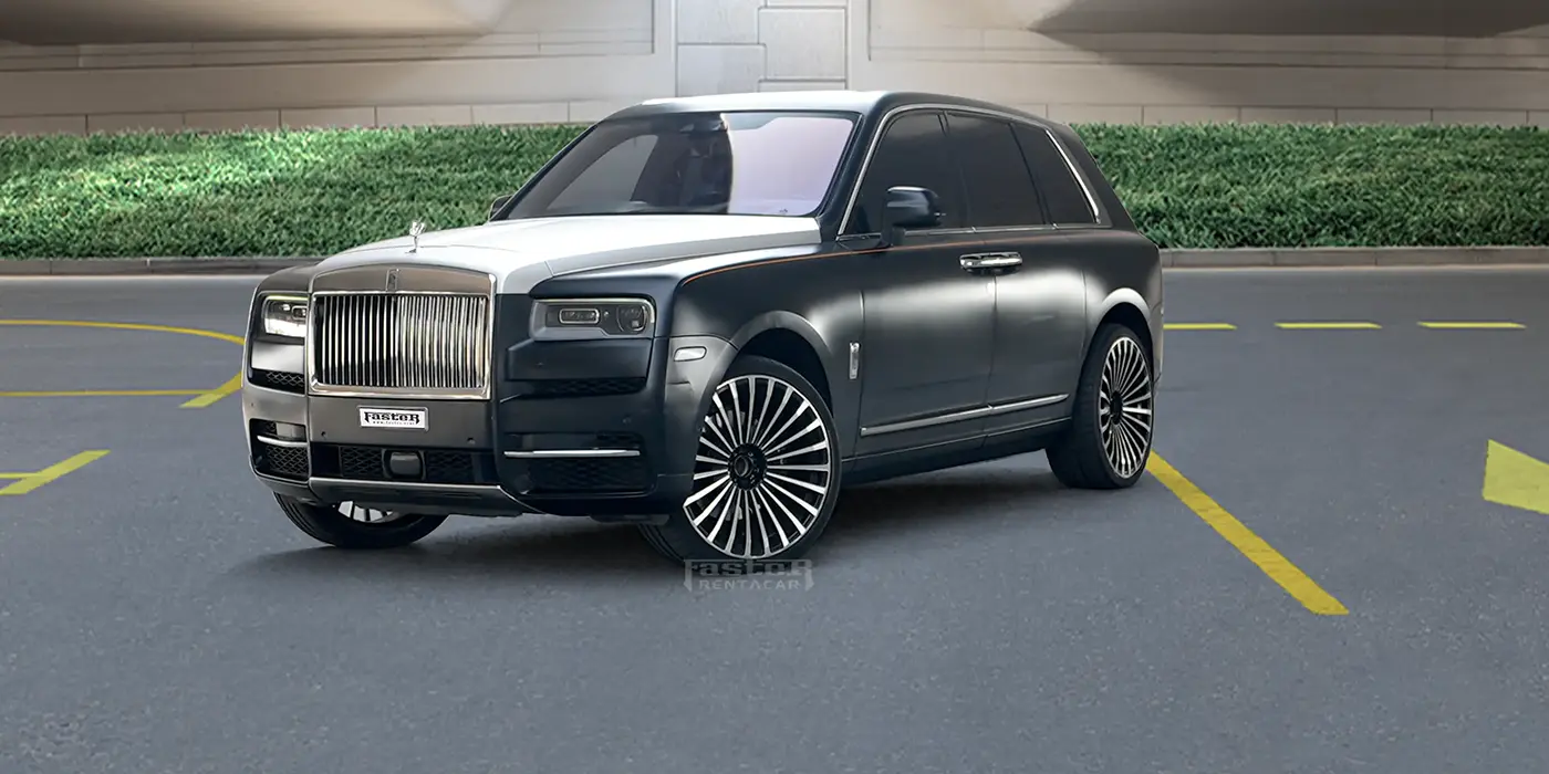 Rolls Royce Cullinan - Matt Black Front Side