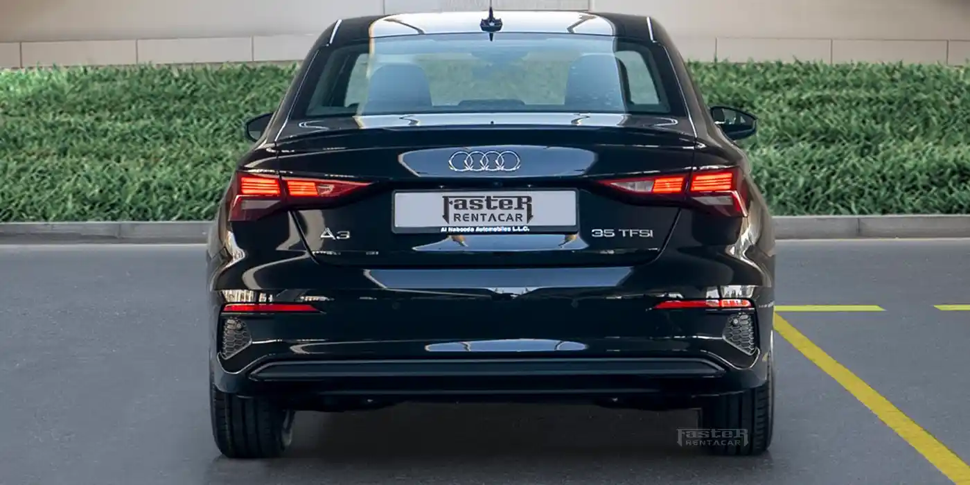 Audi A3 - Black front back
