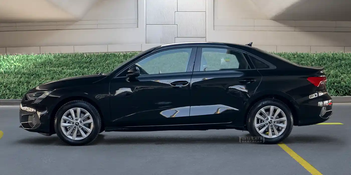 Audi A3 - Black front side