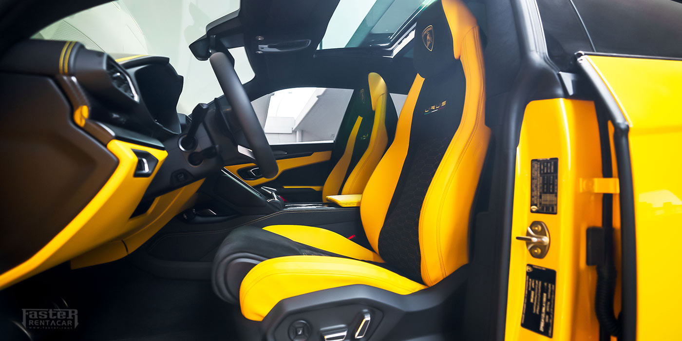 Lamborghini Urus Pearl Capsule front seat