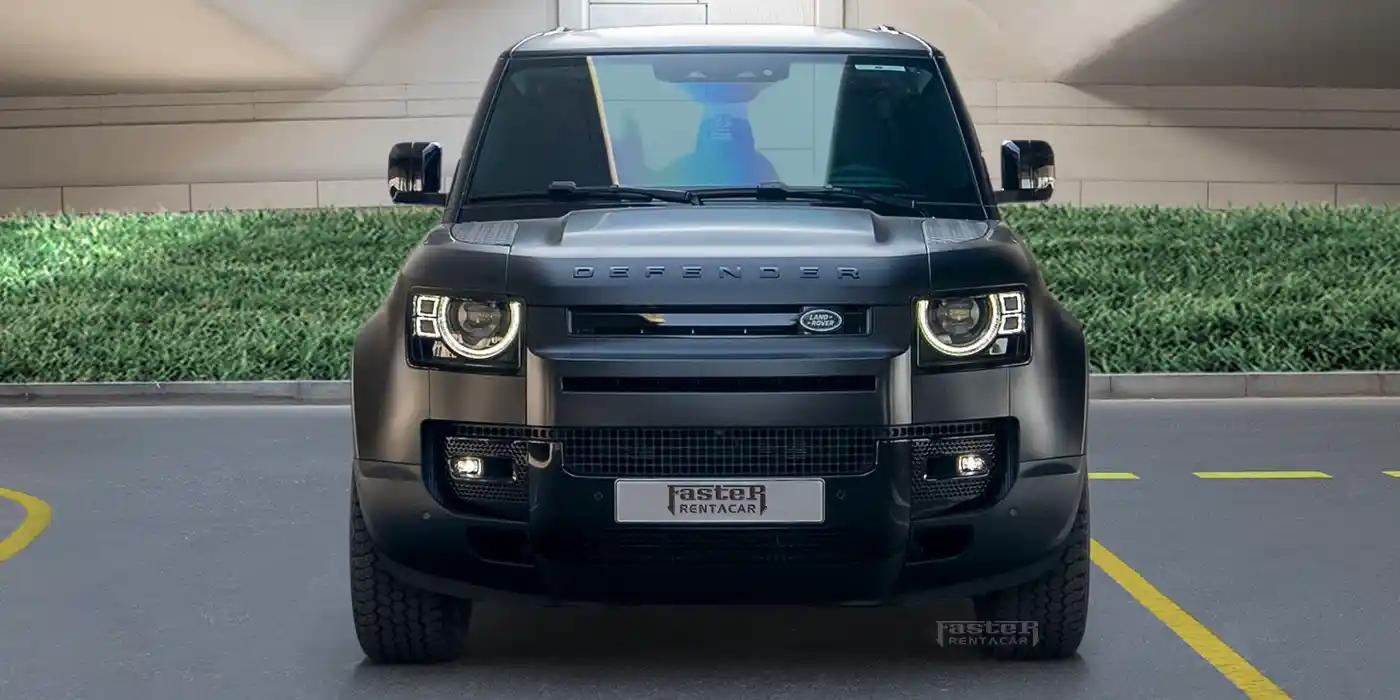Land Rover Defender - Matt Black Front