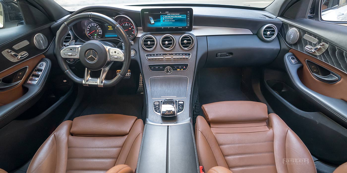 Mercedes C43 Amg - White Inside