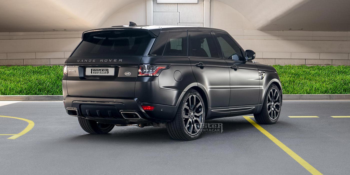 Range Rover Sport - Black Matt  back