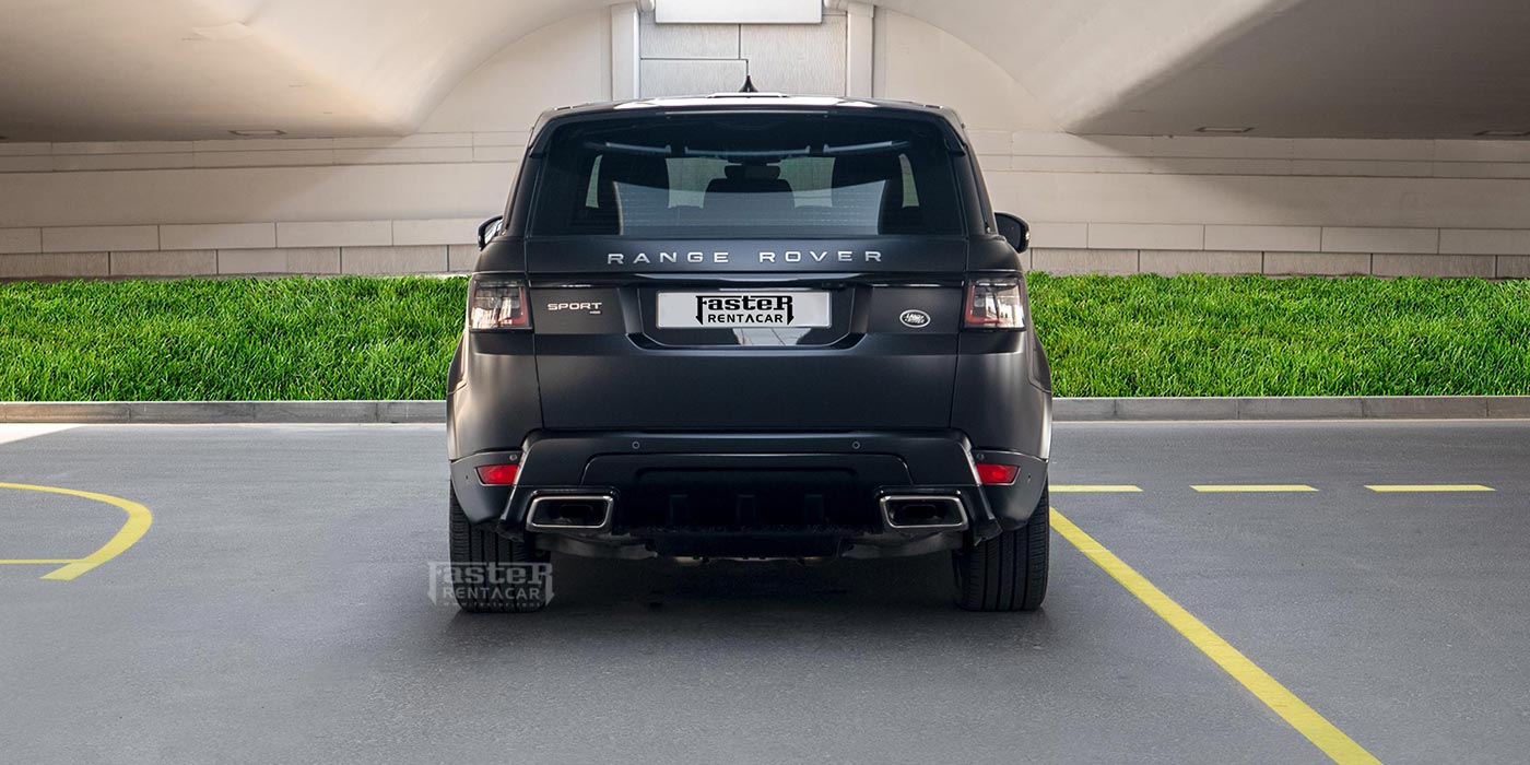 Range Rover Sport - Black Matt  back 2
