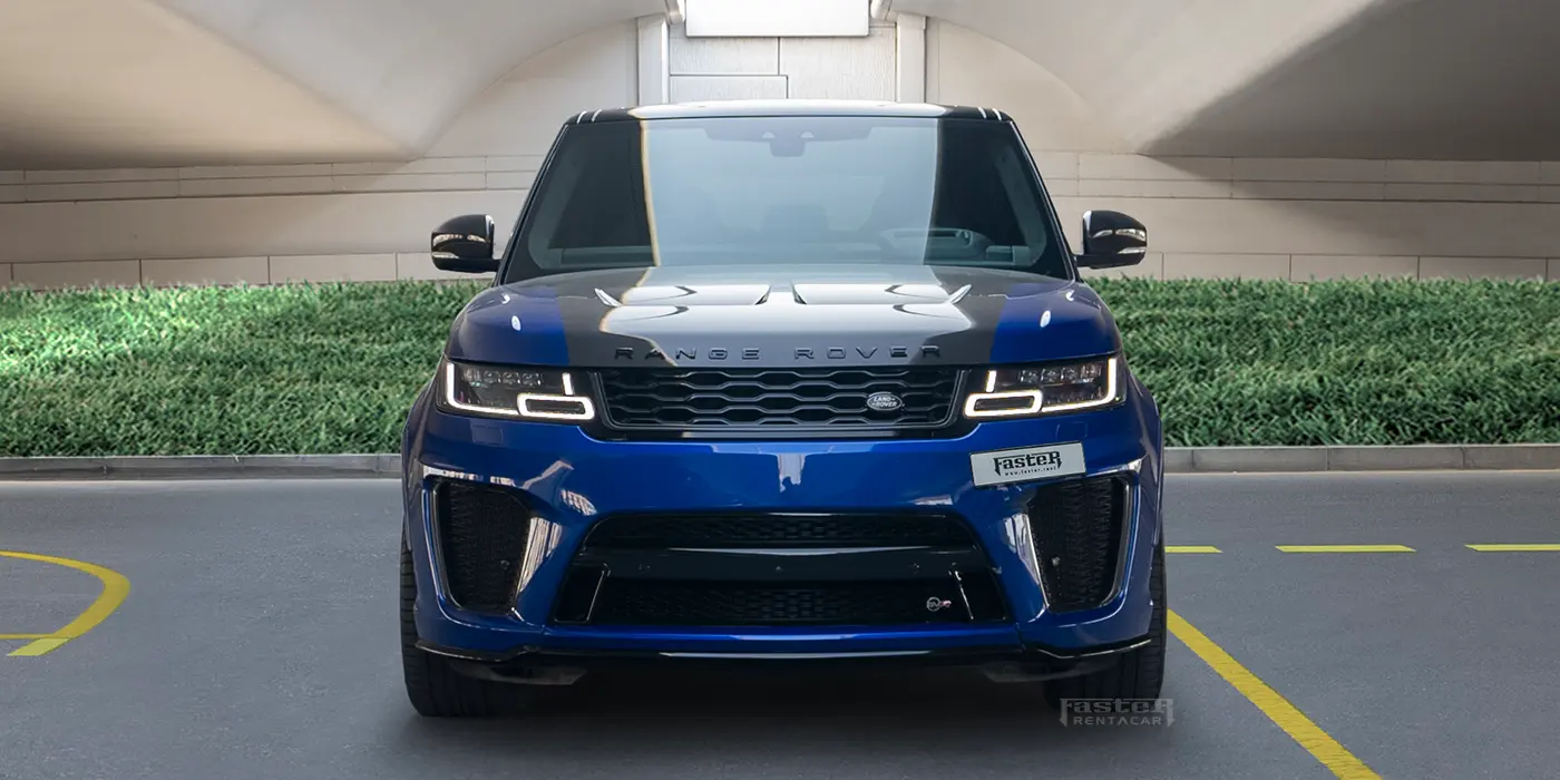 Range Rover Svr - Blue Black Front