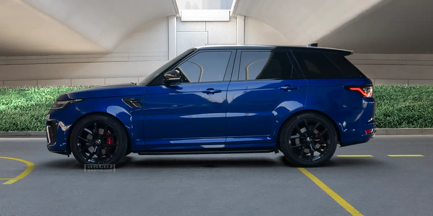 Range Rover Svr - Blue Black side