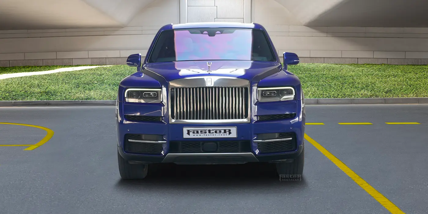 Rolls Royce Cullinan - Blue front