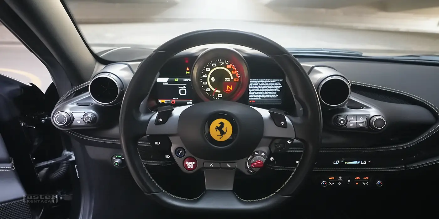 Ferrari F8 Tribute inside 2