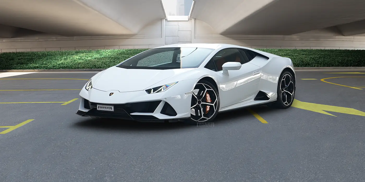 Lamborghini Evo Coupe - White Front side