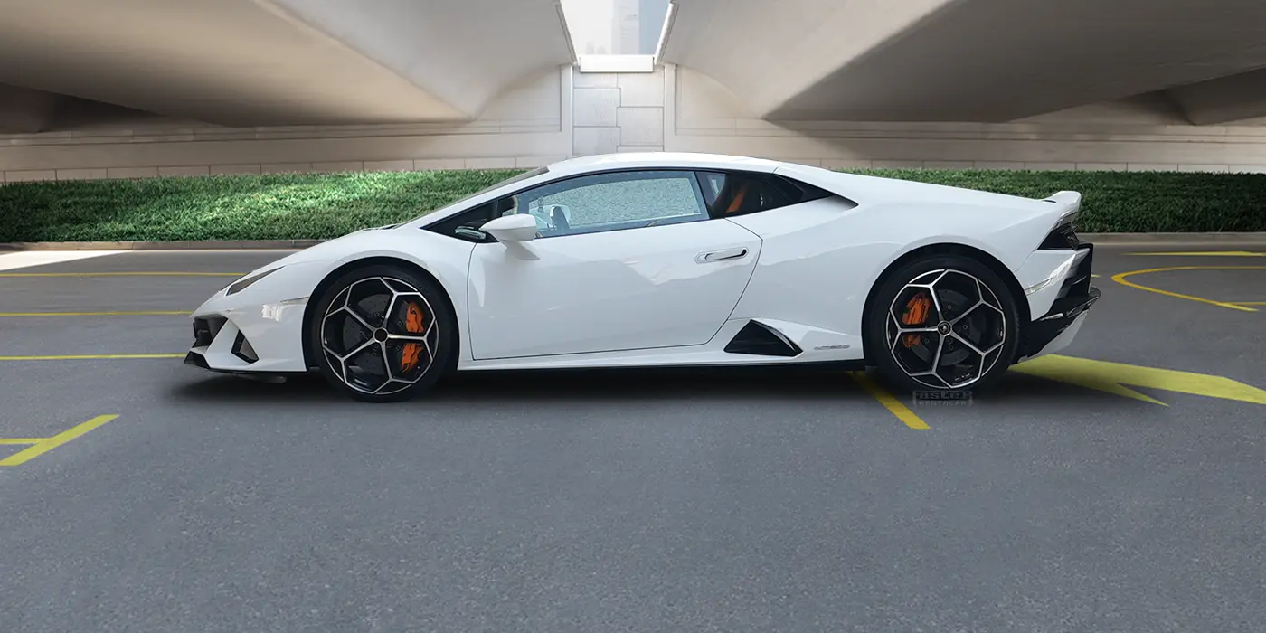 Lamborghini Evo Coupe - White side