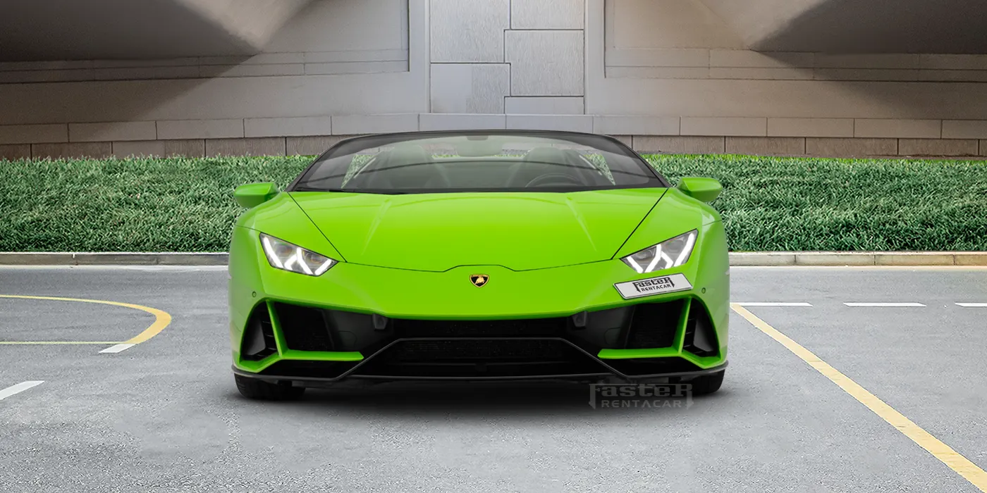 Lamborghini Huracan Evo Spyder Exterior Front View