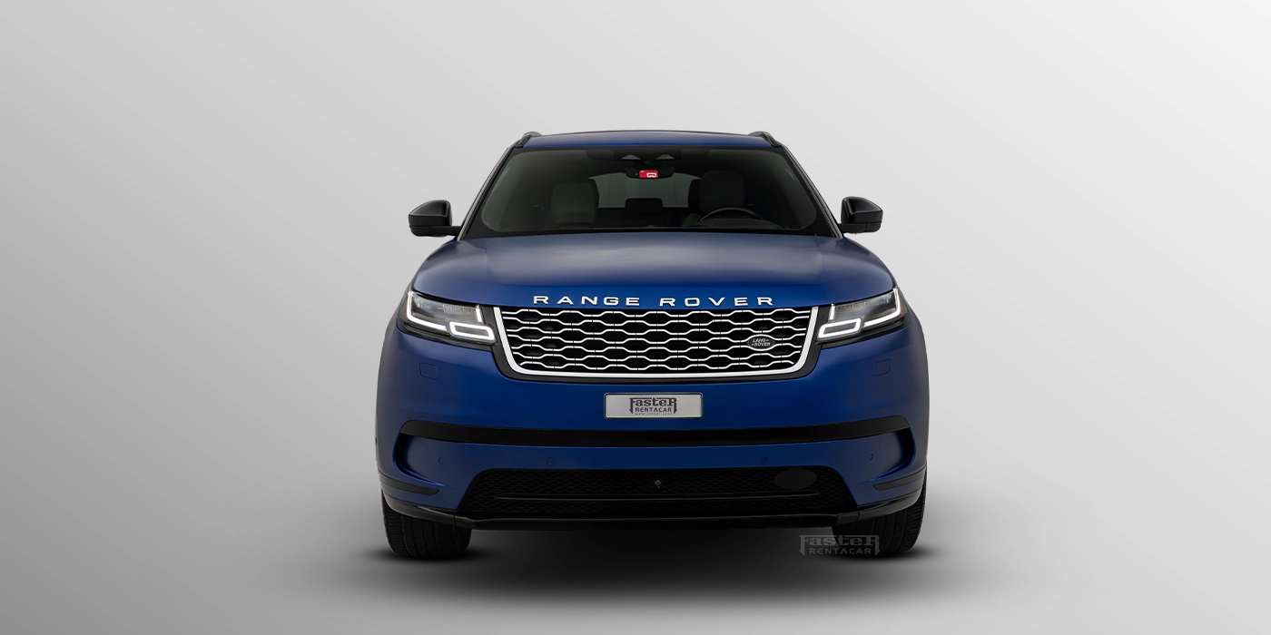 Range Rover Velar Blue Front View
