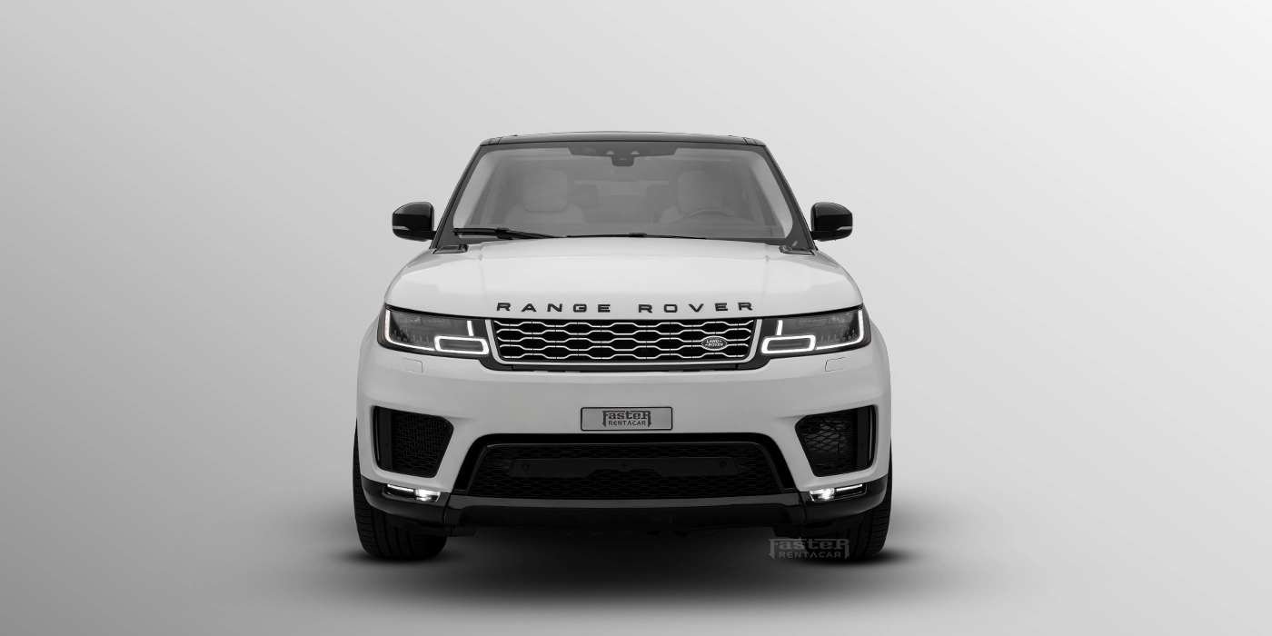 Range Rover Sport White Front View