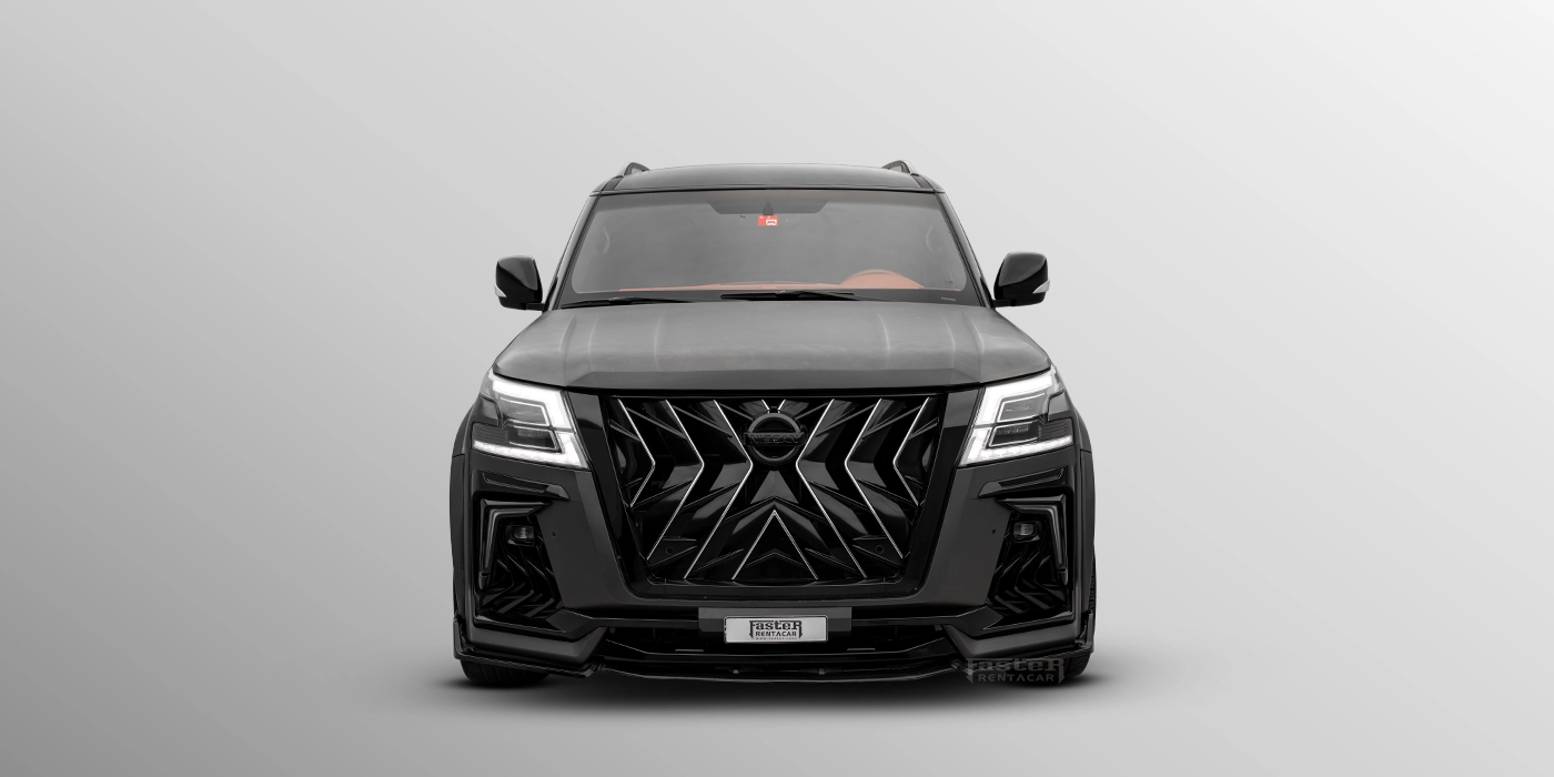 Black Hawk Nissan Patrol Front View