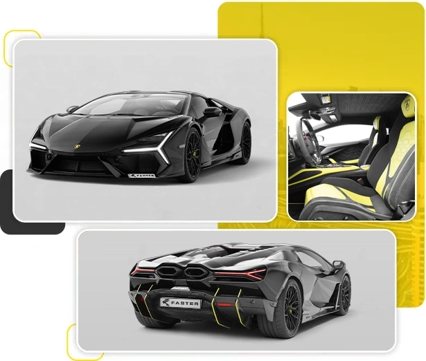 Lamborghini Revuelto Interior and Exterior