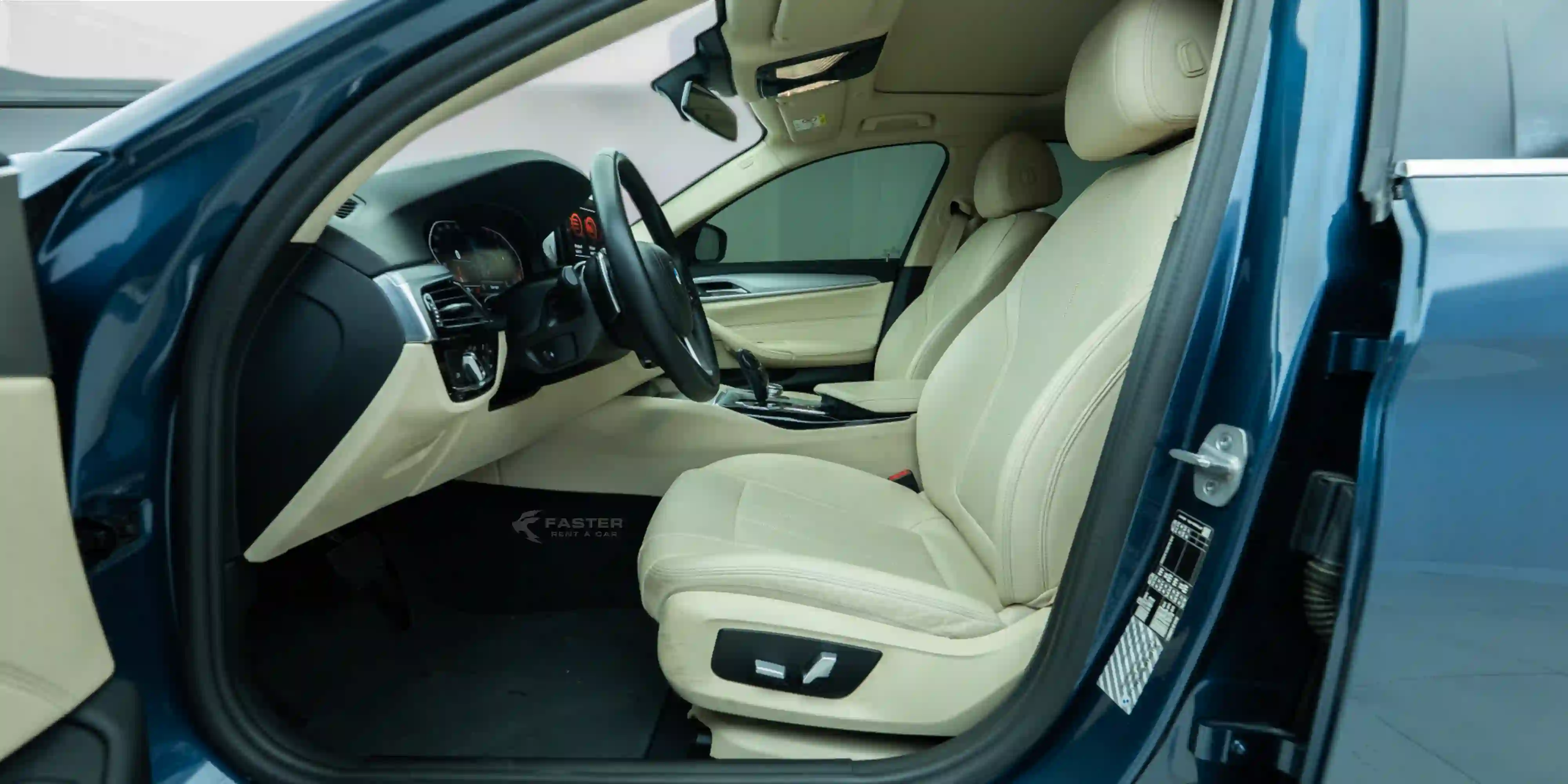 BMW 520i Interior Back Seats