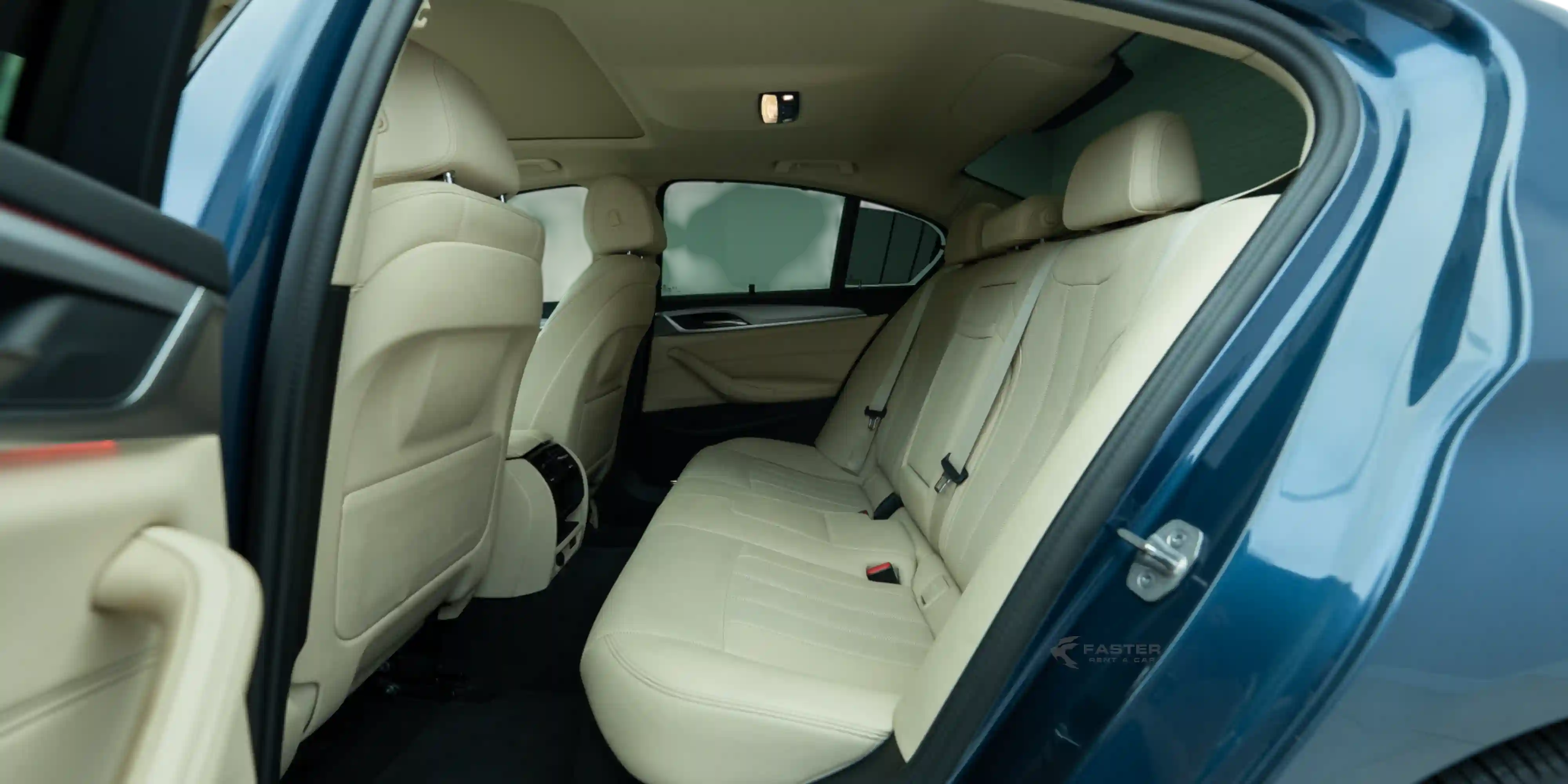 BMW 520i Interior Back Seats