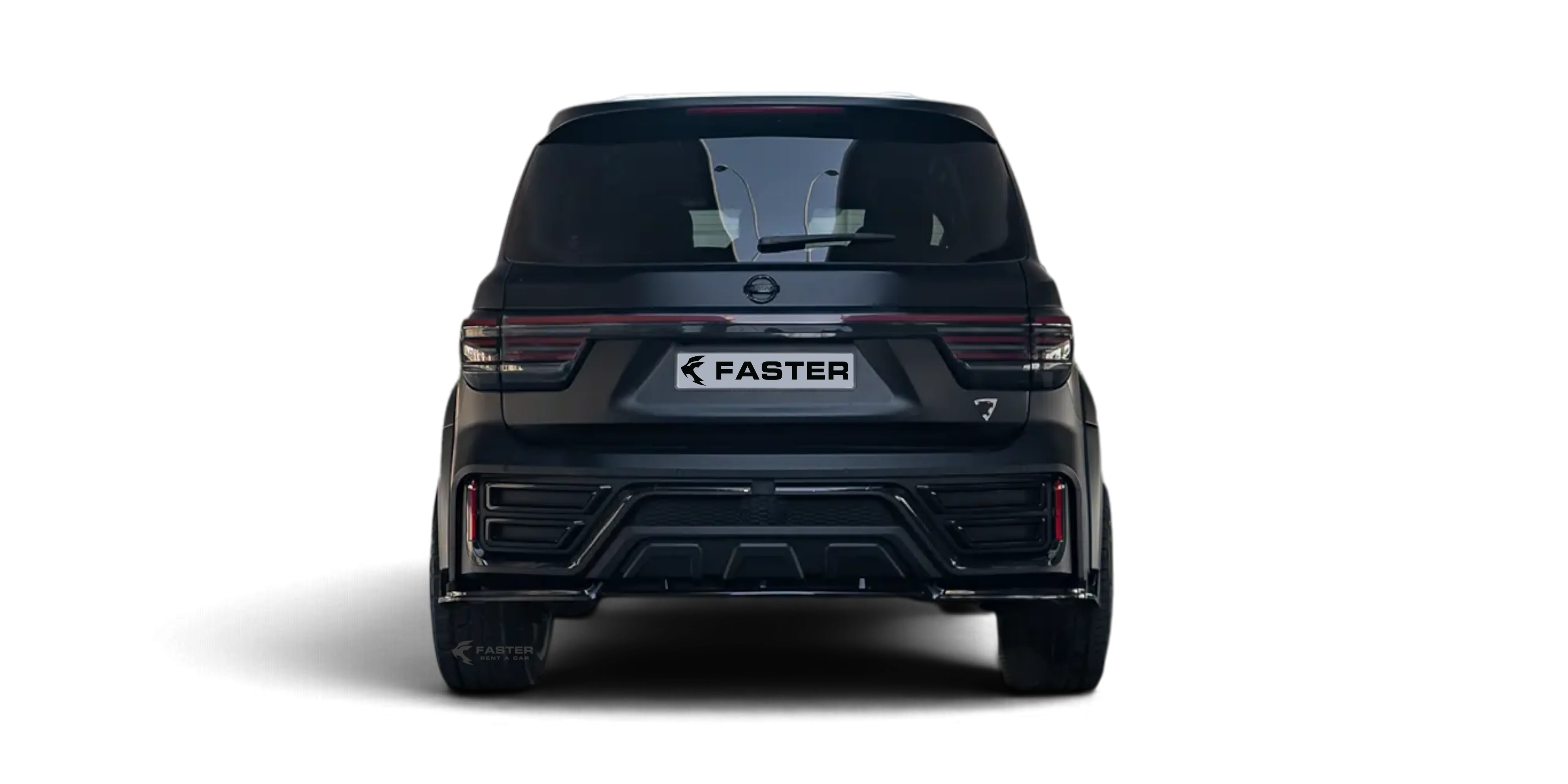 Black Hawk Nissan Patrol Back View