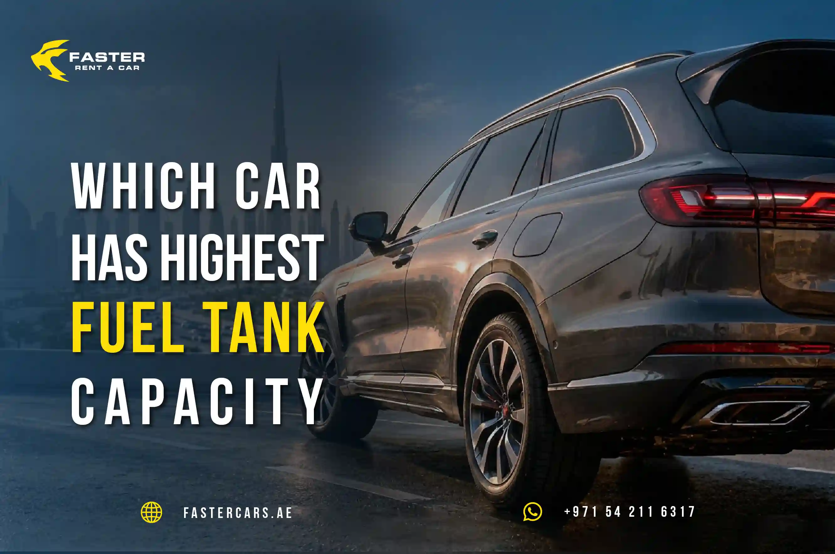 Which Car Has Highest Fuel Tank Capacity?