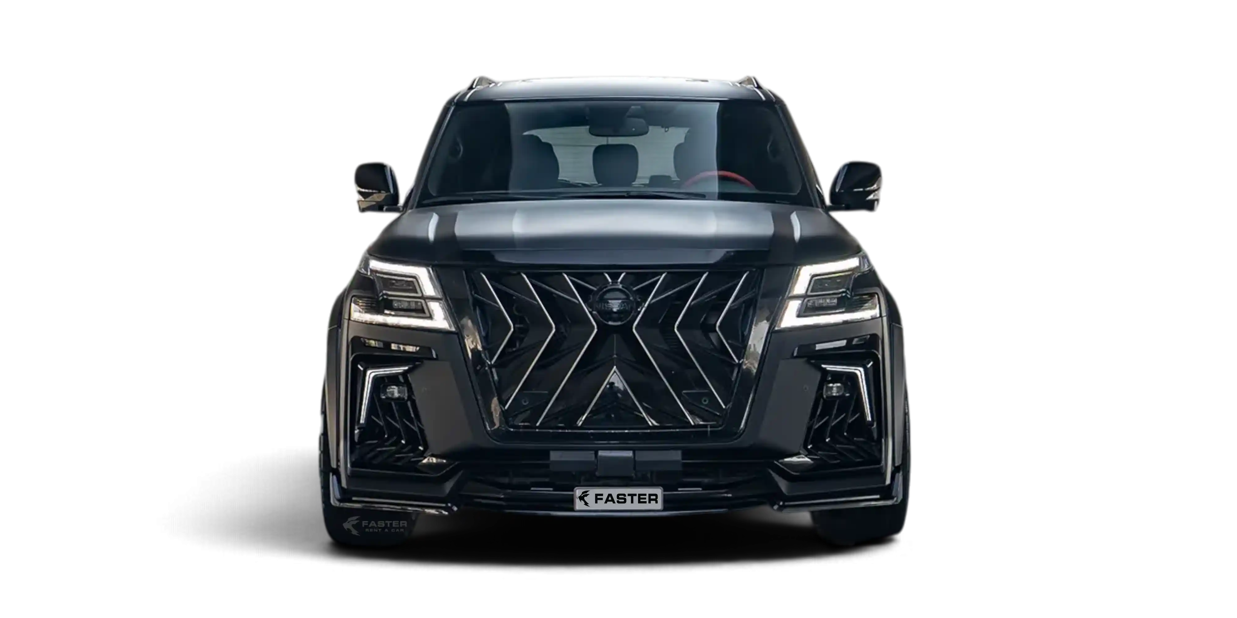 Black Hawk Nissan Patrol Front View