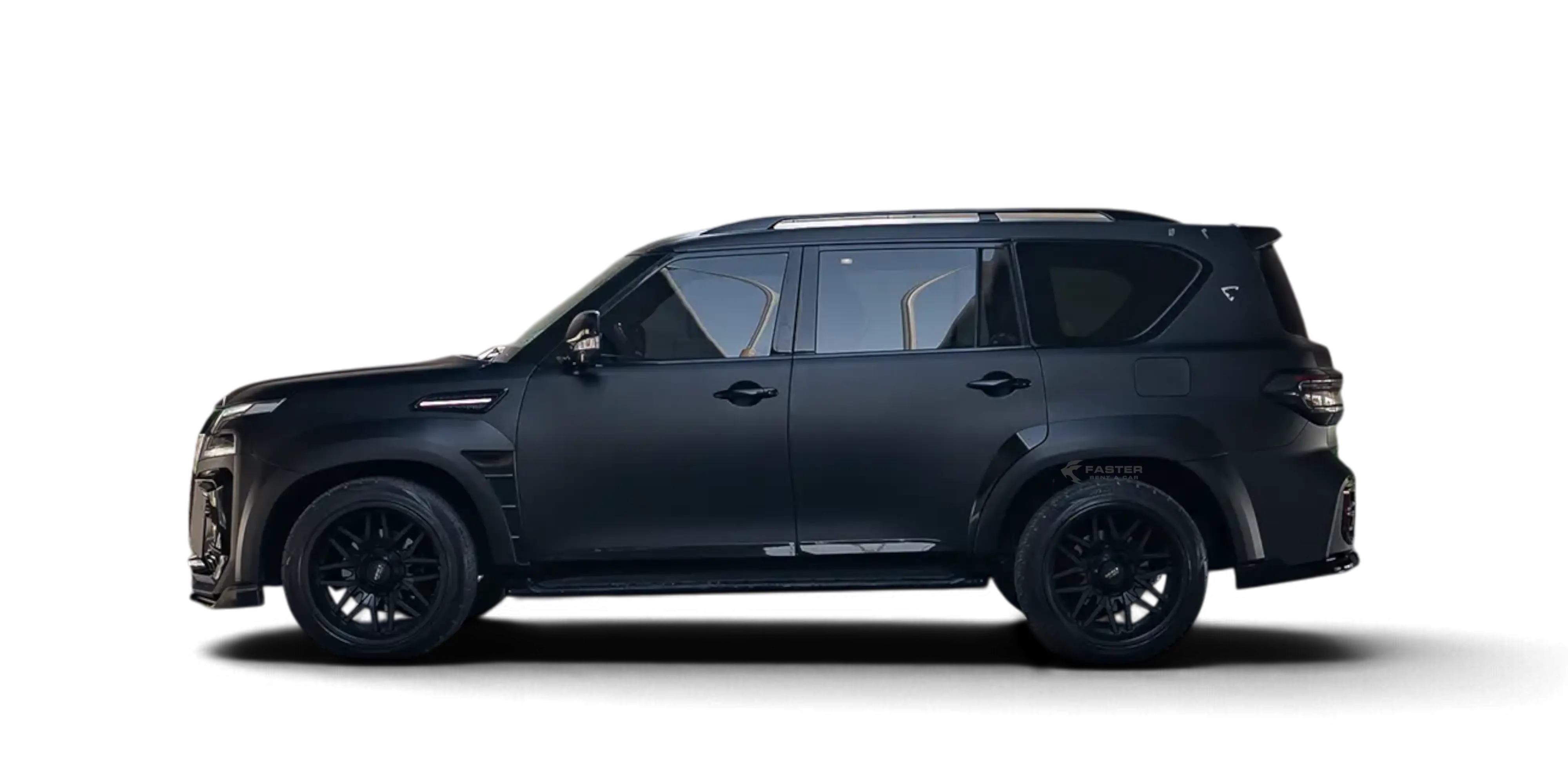 Black Hawk Nissan Patrol Side View