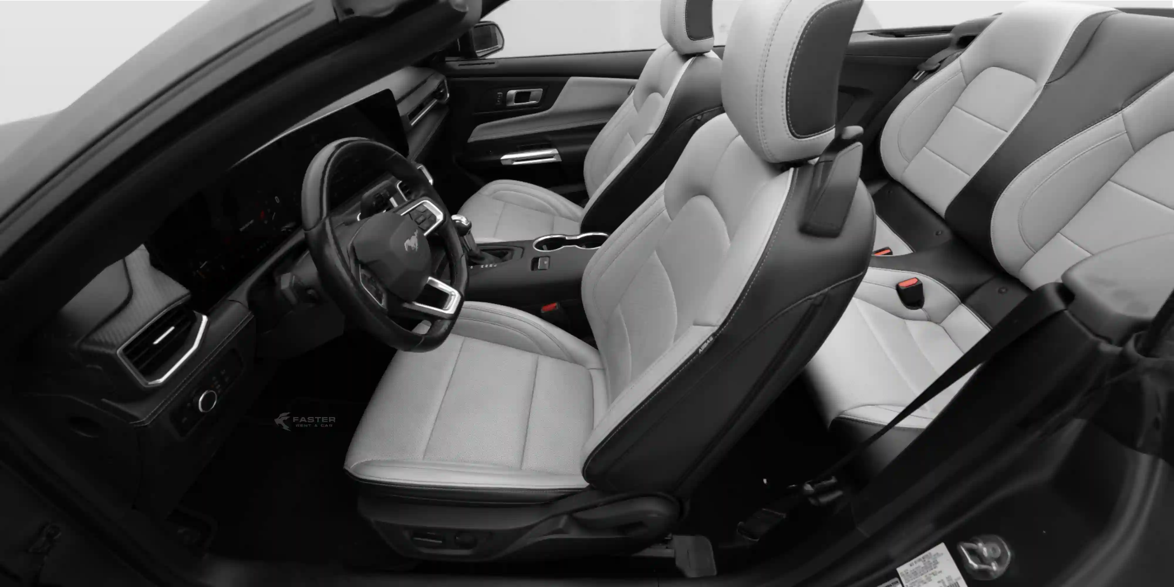 Ford Mustang interior Front seat View