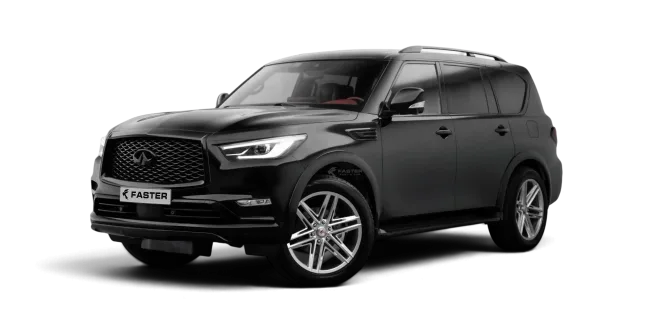 infiniti-QX80-black-frontside-view