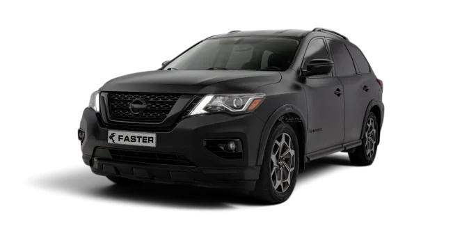 Nissan Pathfinder Rental Front Side View