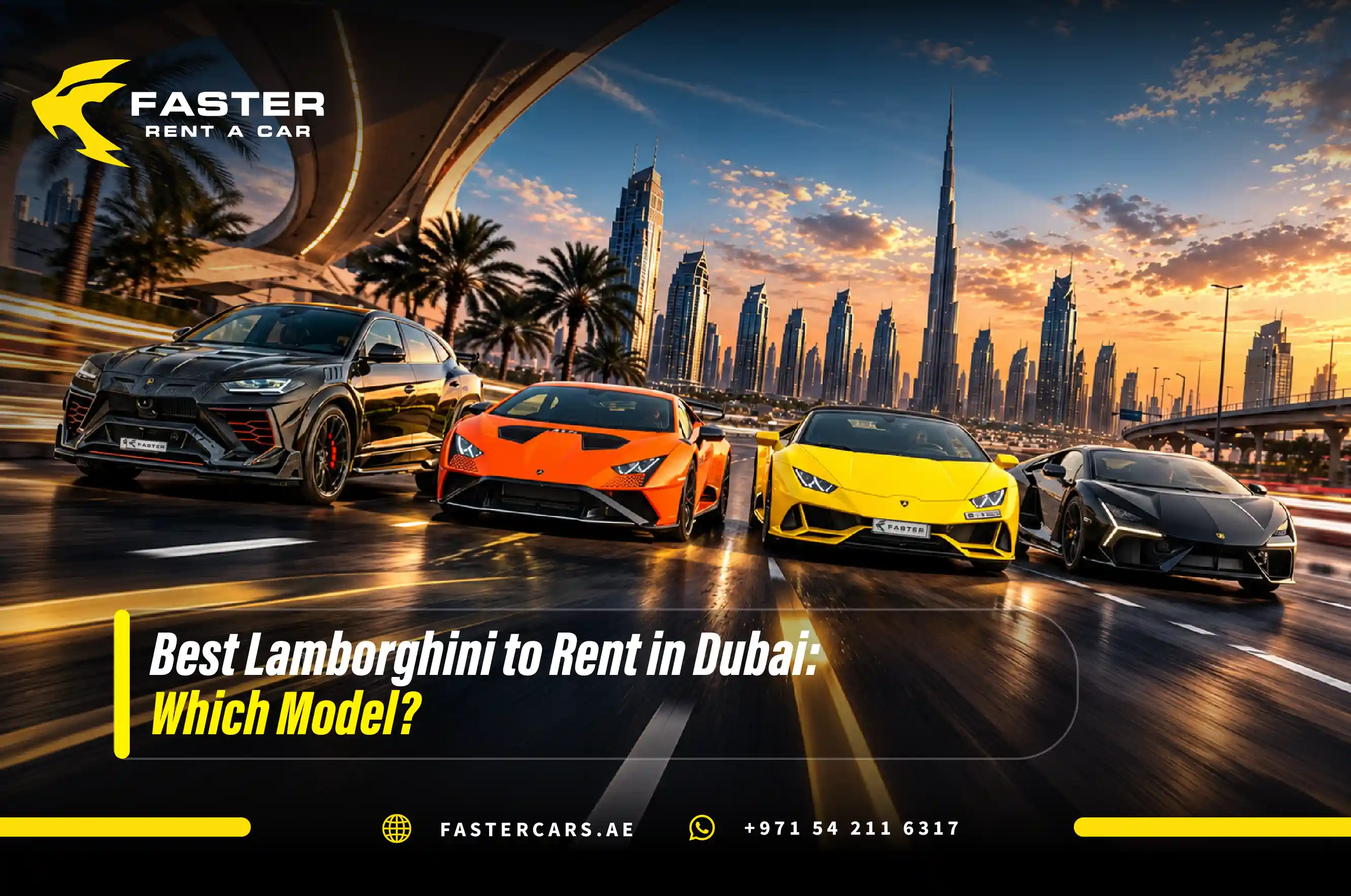Best Lamborghini Model to Rent in Dubai